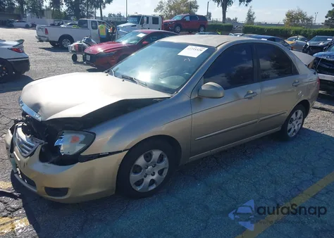 2007 Kia Spectra Ex z USA, uszkodzony, nr VIN KNAFE122675483259